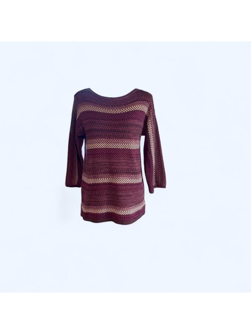 Chaps boho sweater size M